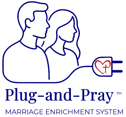 Plug-and-Pray&trade; Marriage Enrichment System Logo